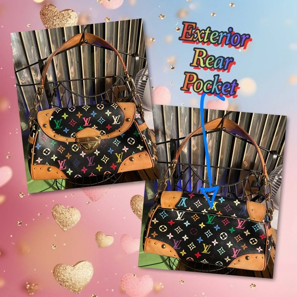 Louis Vuitton Takashi Murakami "Beverly" 2-Piece Bag & Wallet Set EUC - Picture 2 of 11